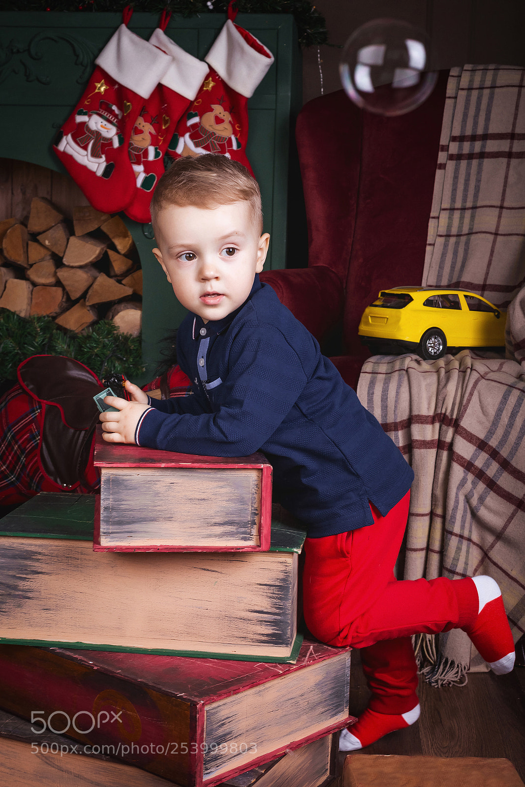 Canon EOS 5D Mark II sample photo. Handsome boy in christmas photography