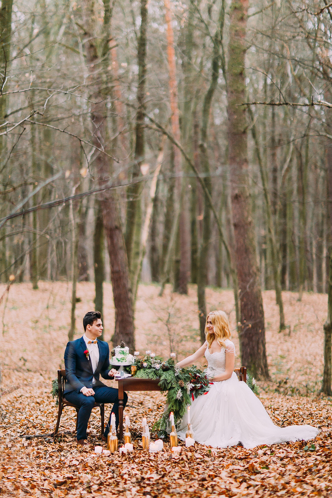 Canon EOS 6D sample photo. Beautiful wedding couple sitting photography
