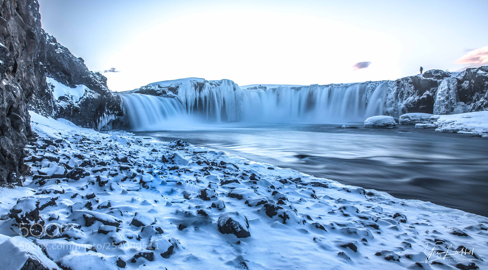 Nikon D850 sample photo. Godafoss from the bottom photography
