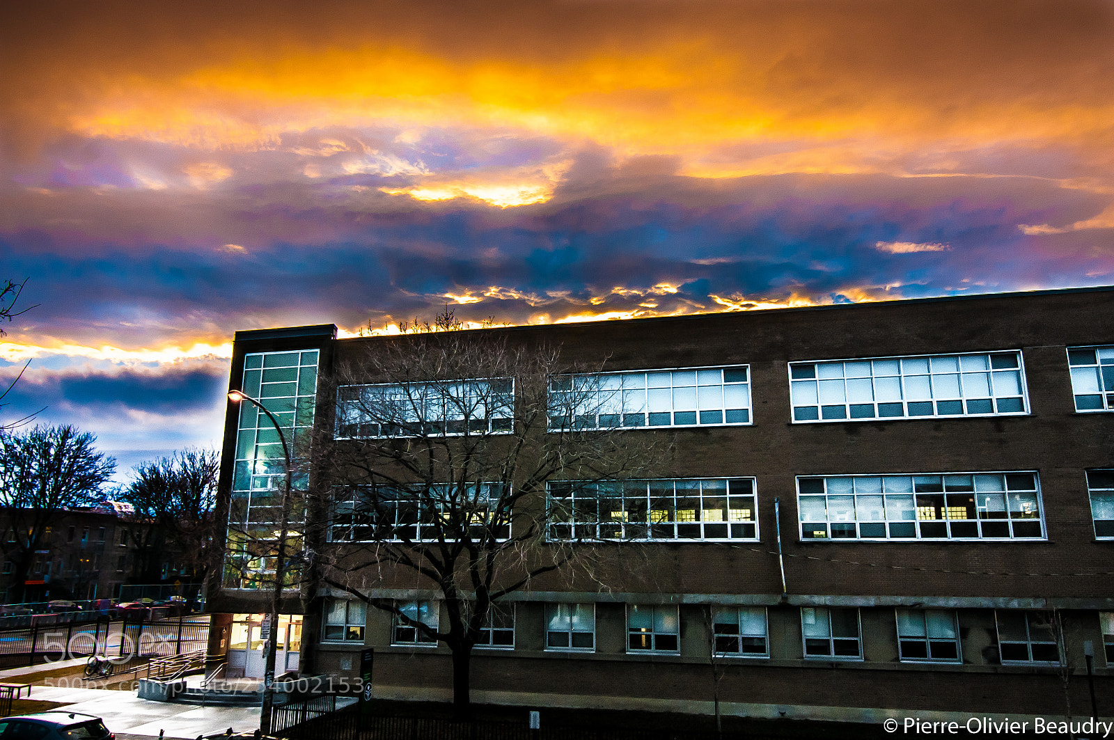 Nikon D300S sample photo. Sunset - plateau mont-royal photography