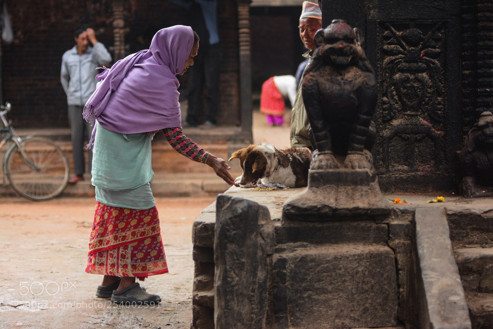Nikon D7100 sample photo. Old woman with big photography