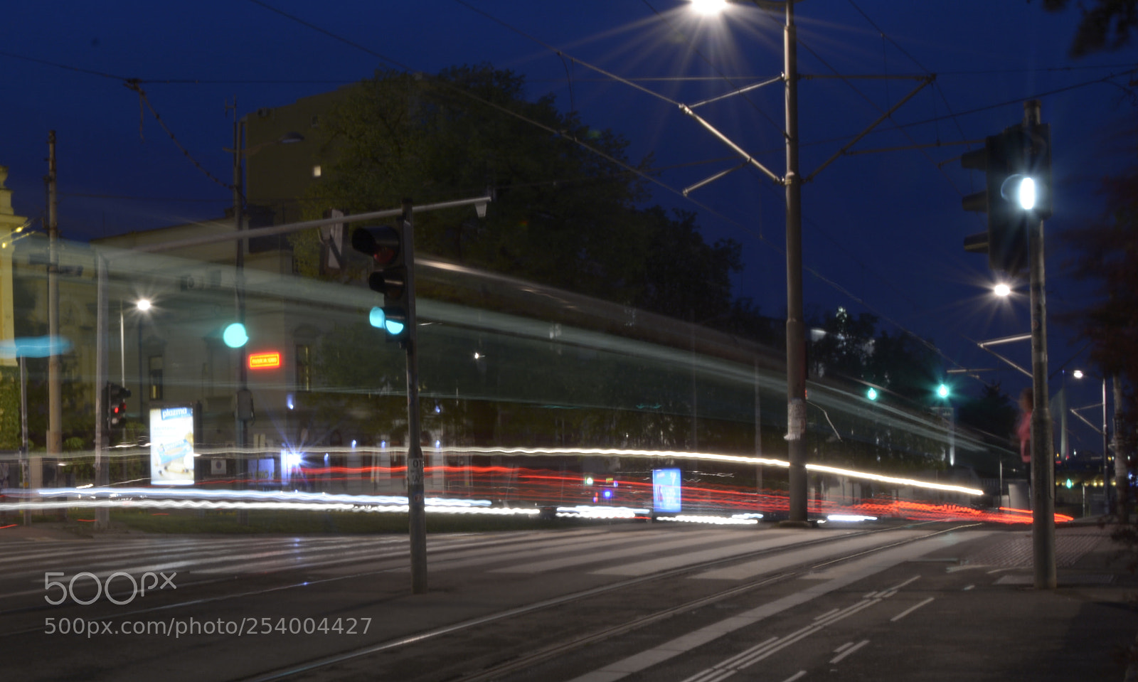 Nikon D7100 sample photo. Night traffic photography