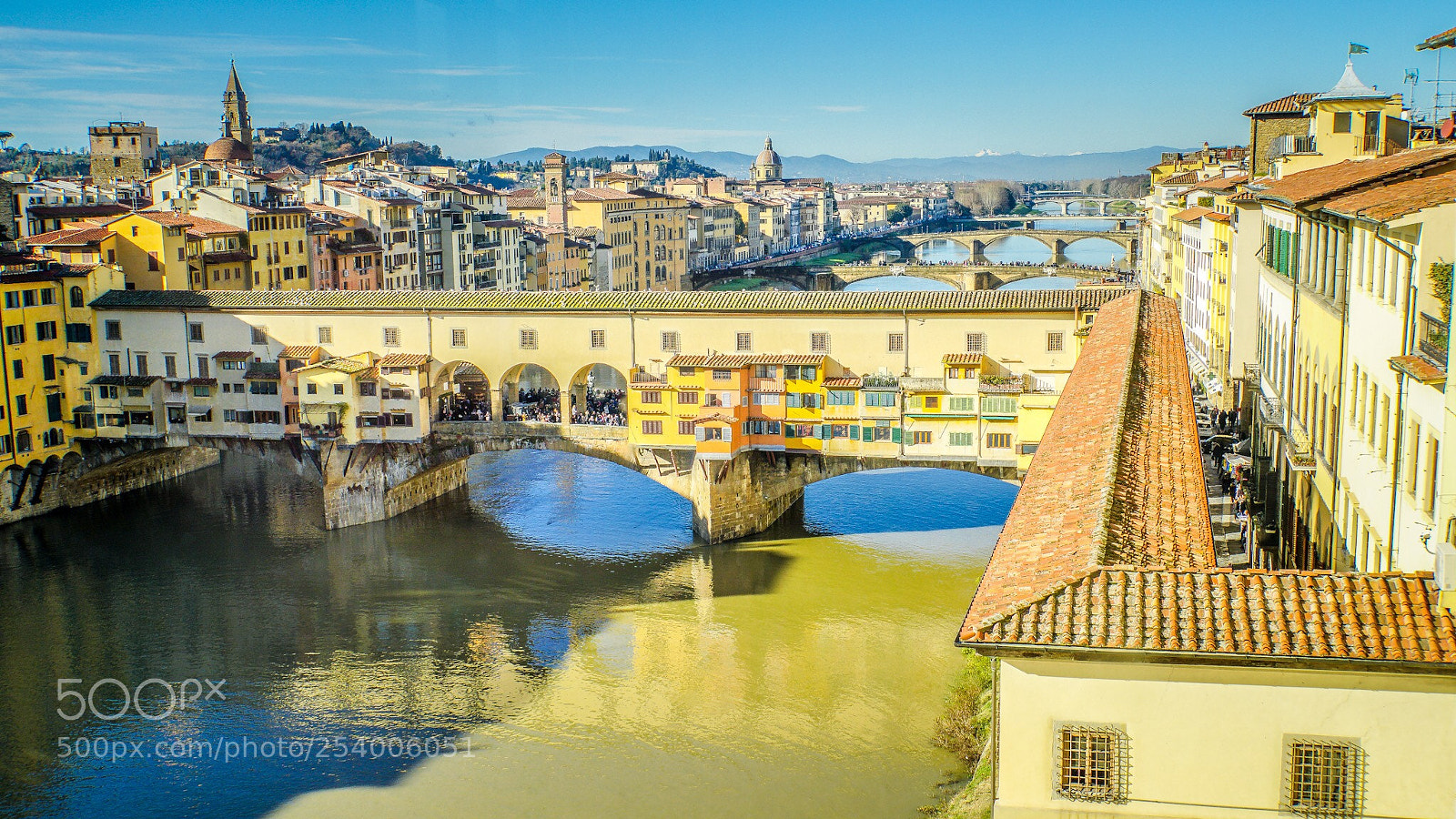 Sony a6500 sample photo. Florence - ponte vecchio photography