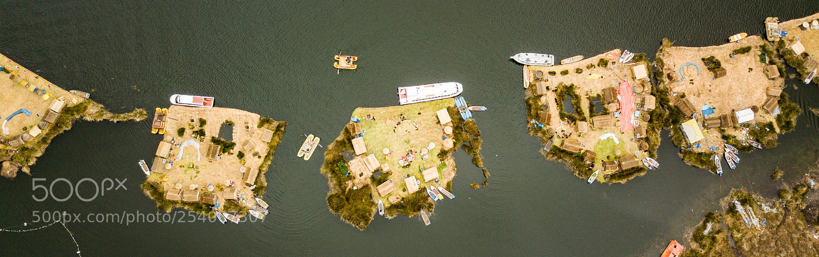 DJI FC220 sample photo. Uros & taquile dji photography