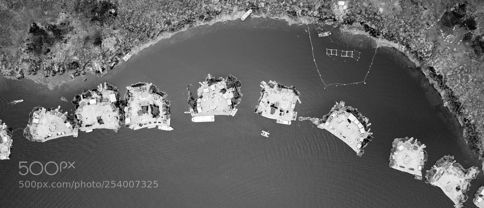 DJI FC220 sample photo. Uros & taquile dji photography
