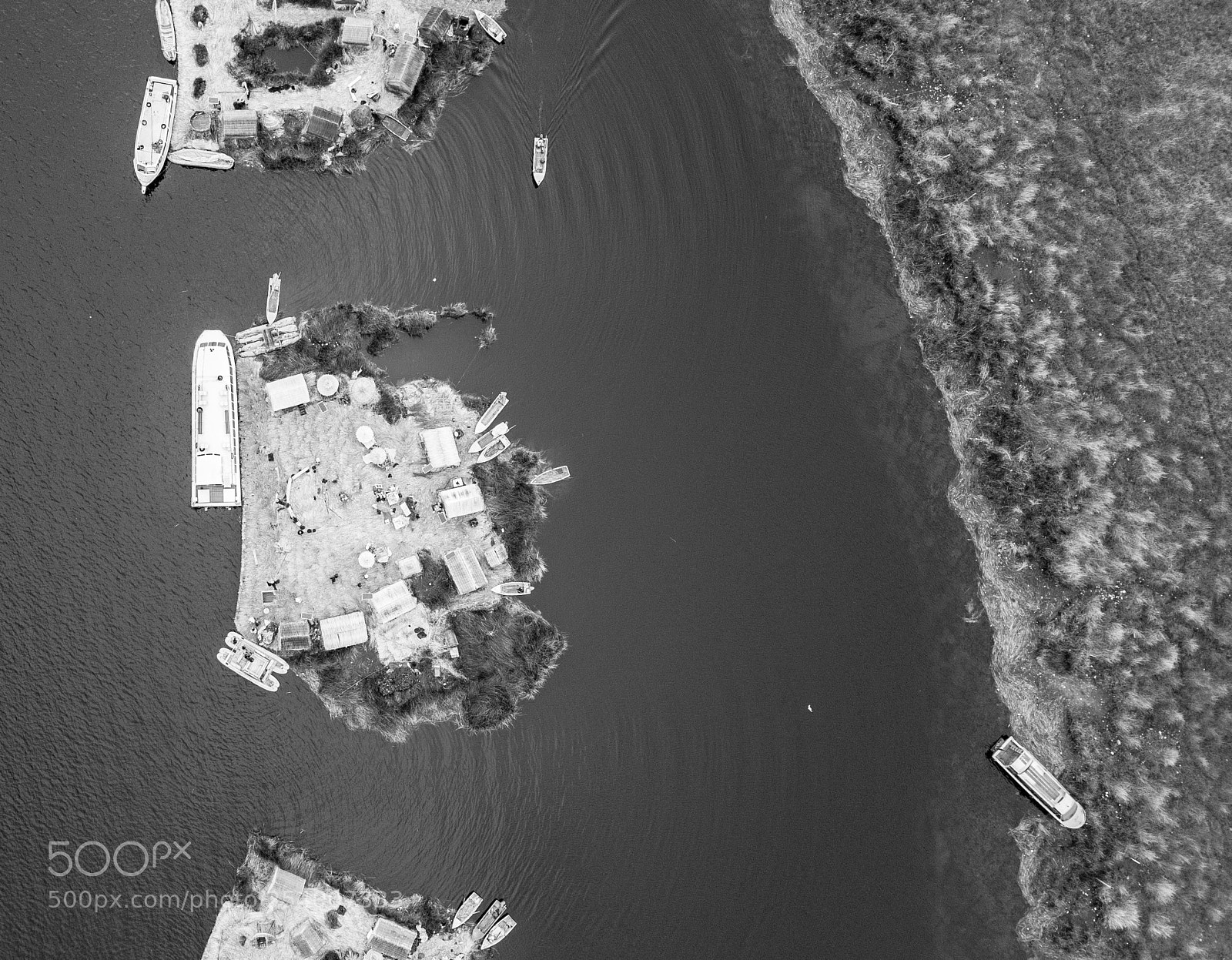DJI FC220 sample photo. Uros & taquile dji photography
