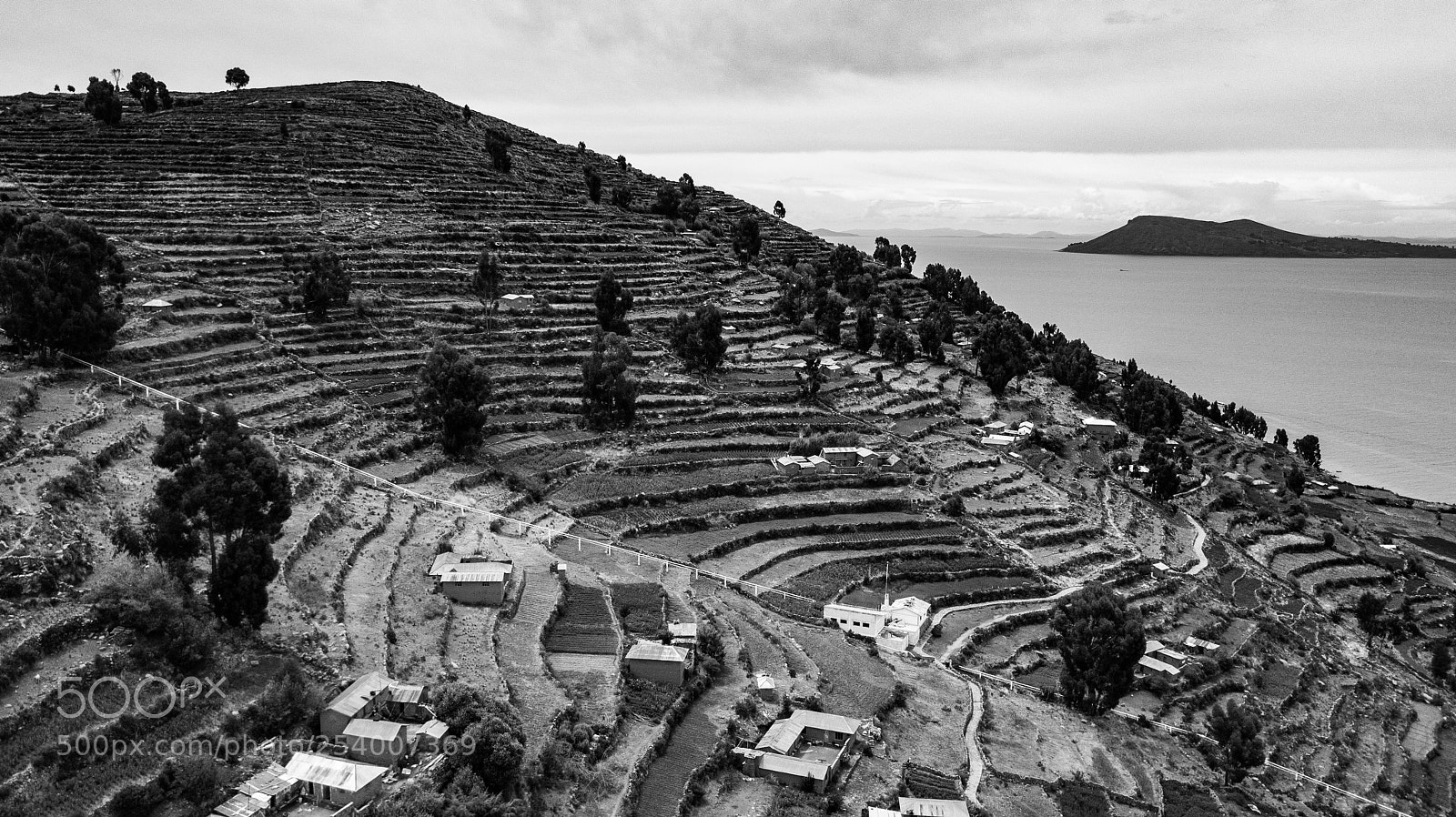 DJI FC220 sample photo. Uros & taquile dji photography