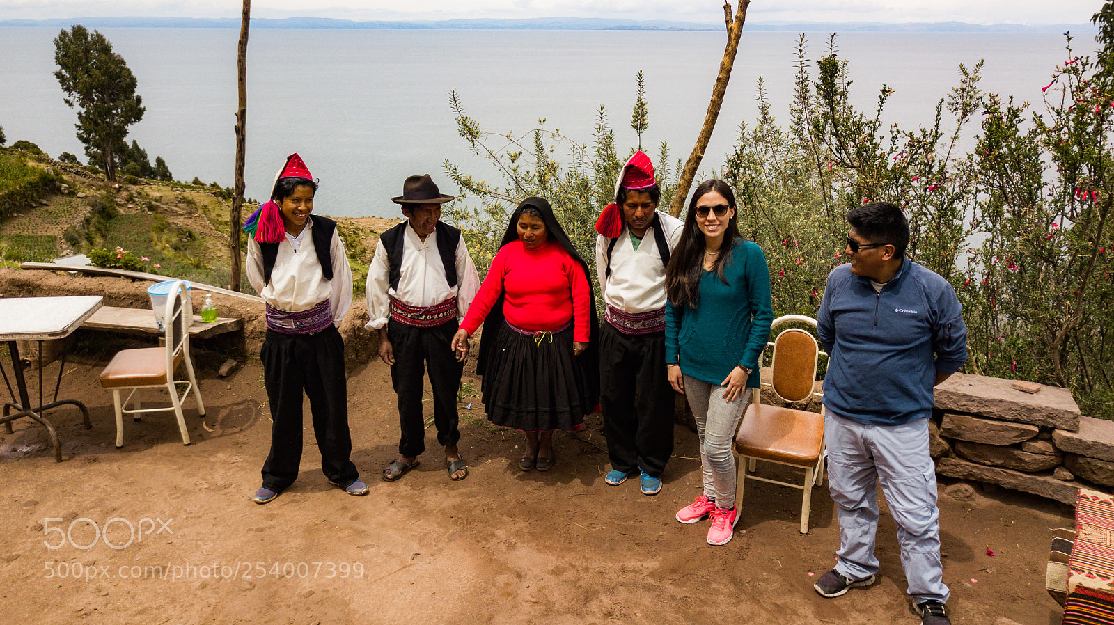 DJI FC220 sample photo. Uros & taquile dji photography