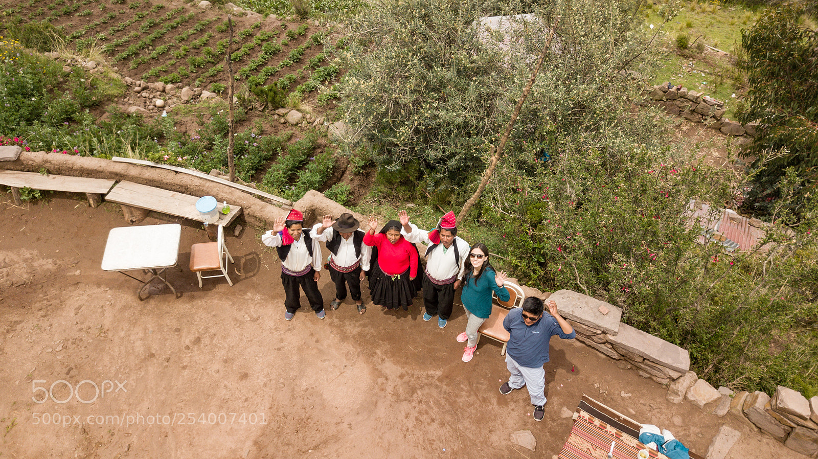 DJI FC220 sample photo. Uros & taquile dji photography