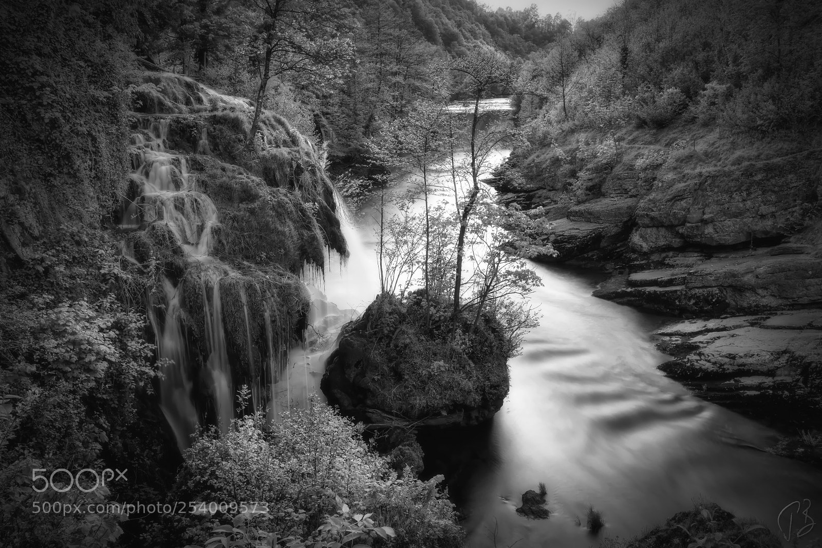 Canon EOS 70D sample photo. Dark waters b&w photography