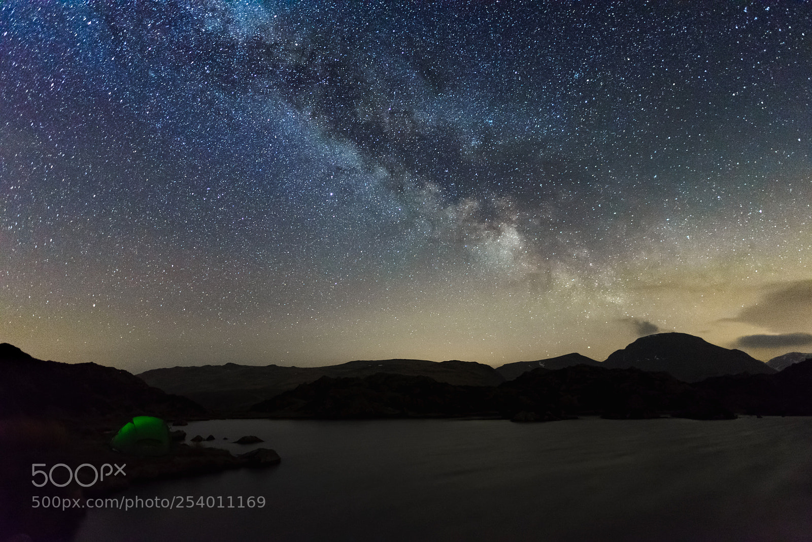 Nikon D610 sample photo. Innominate tarn at night photography