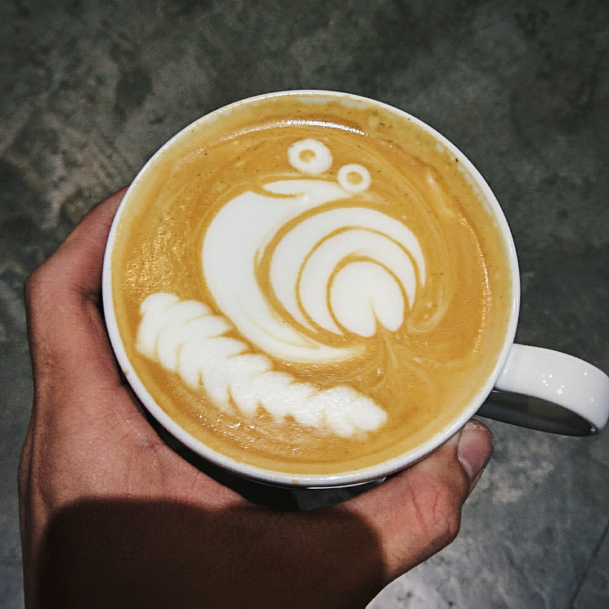 HTC 10 sample photo. Latte art - snail ver 2 photography