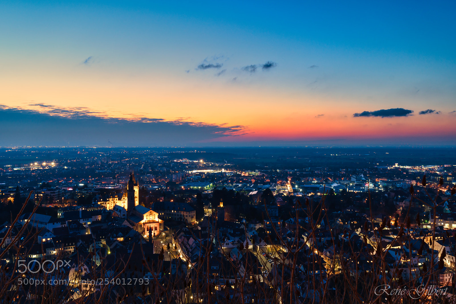 Sony a7R III sample photo. Sunset in weinheim photography