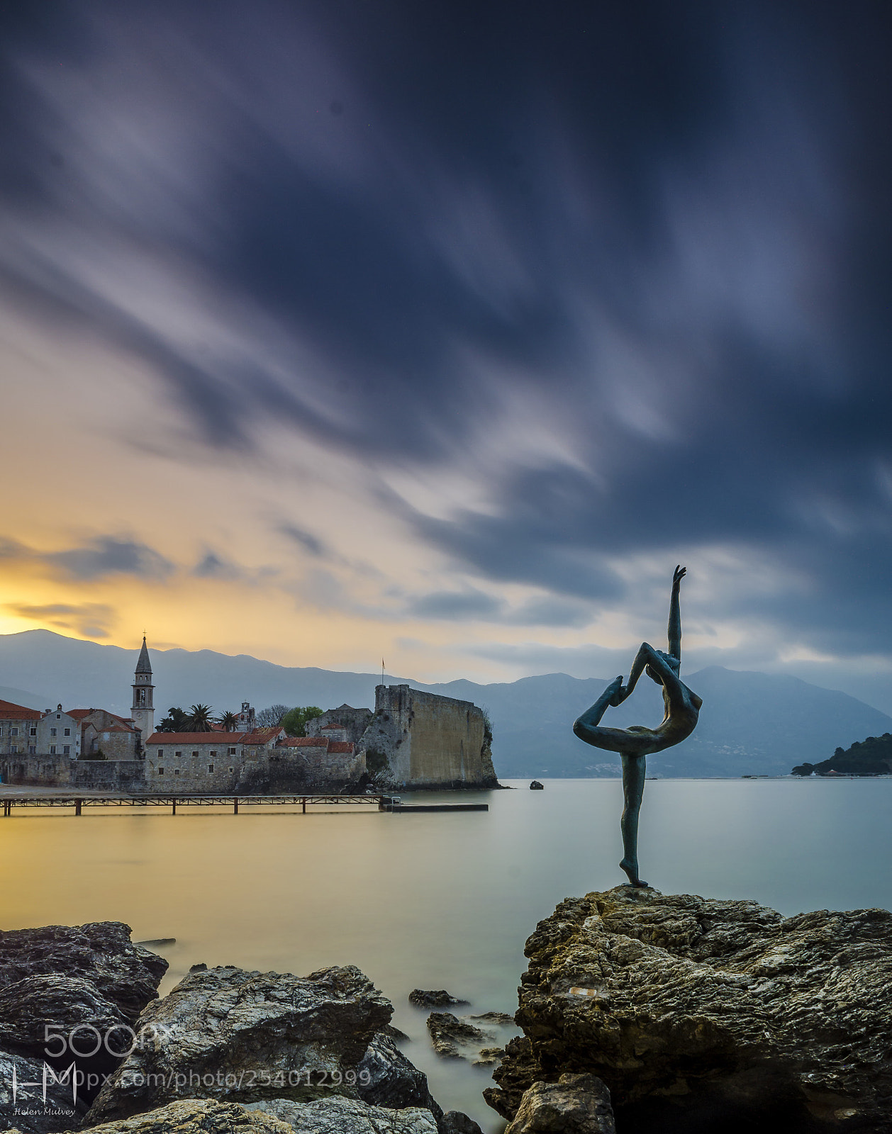 Nikon D5100 sample photo. Statua ballerina, budva, montenegro (2) photography