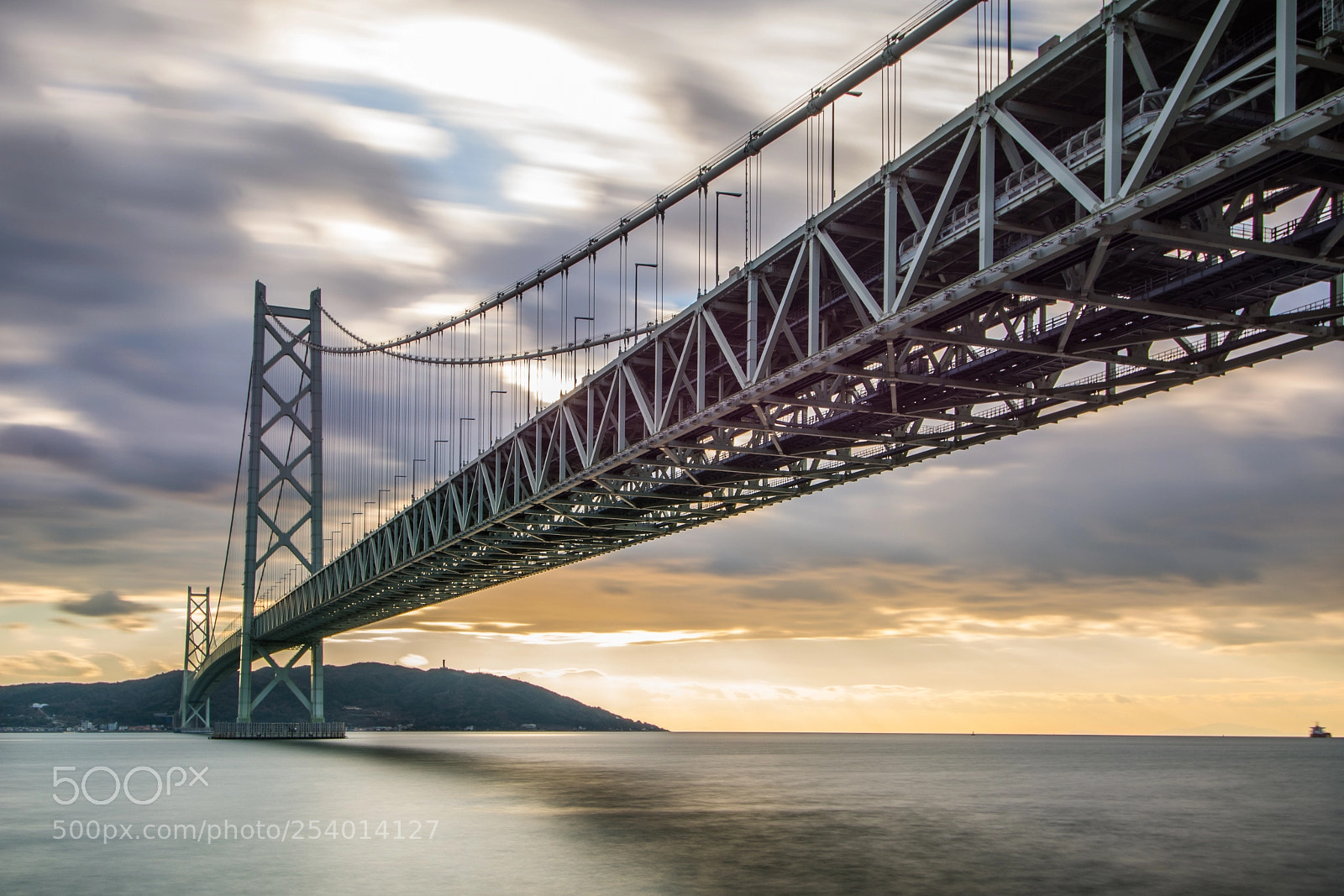 Nikon D7100 sample photo. Akashi kaikyo bridge photography