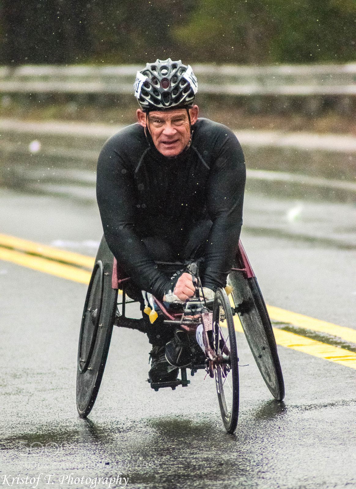Nikon D3300 sample photo. Wheelchair contender, 2018 boston marathon #3 photography