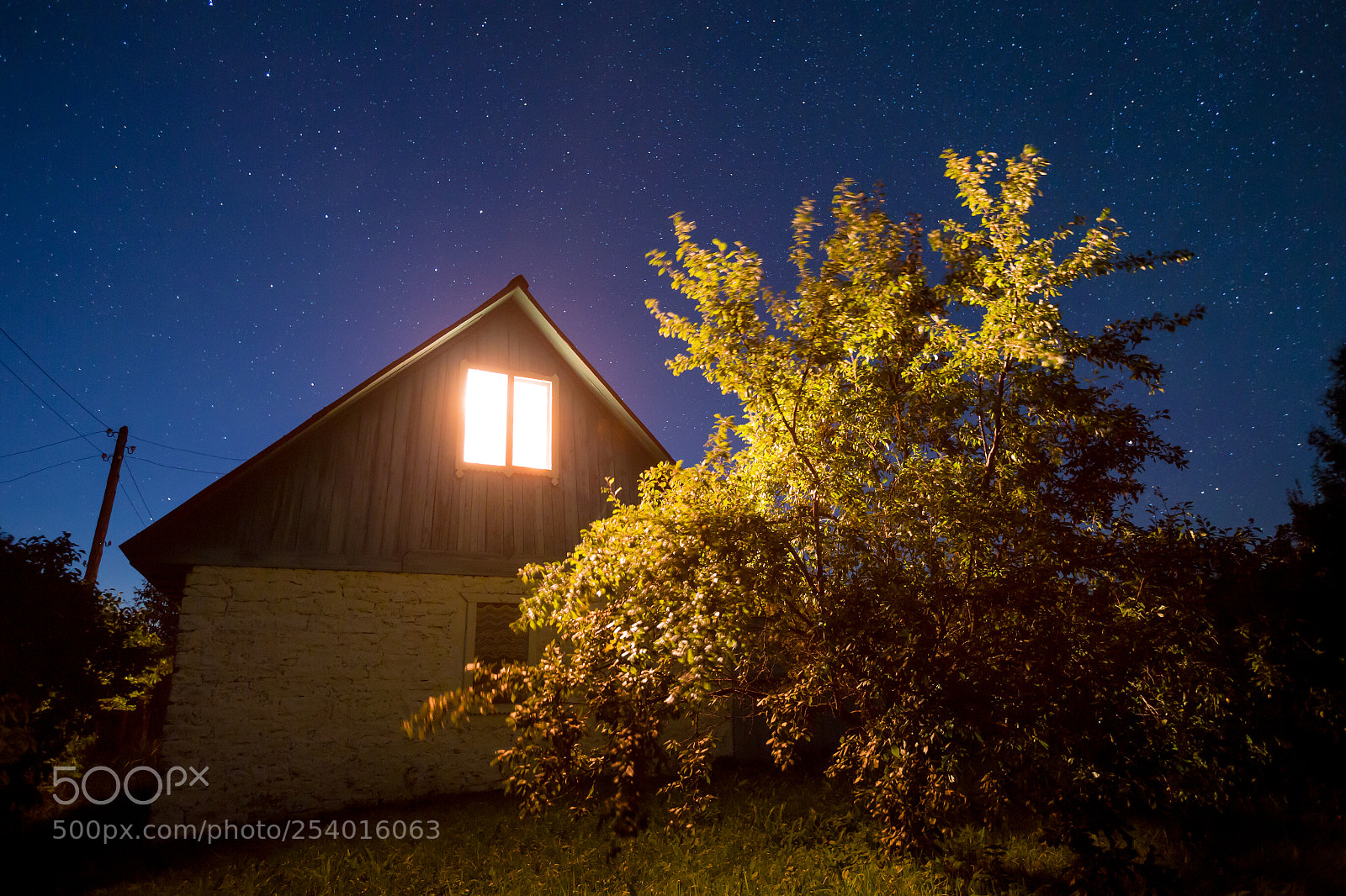 Canon EOS 6D sample photo. Country house at night photography