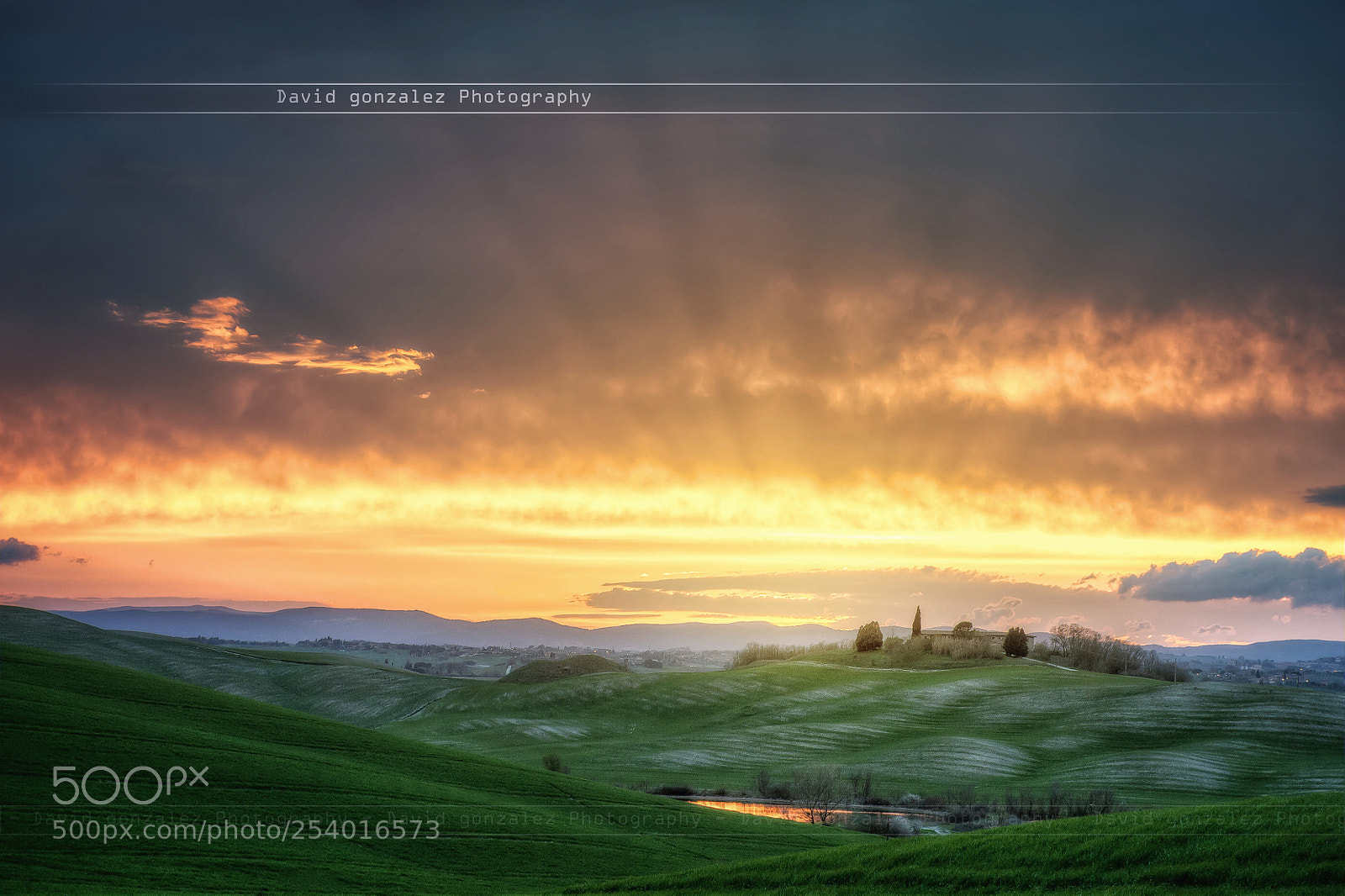 Nikon D700 sample photo. Sunset from tuscany photography
