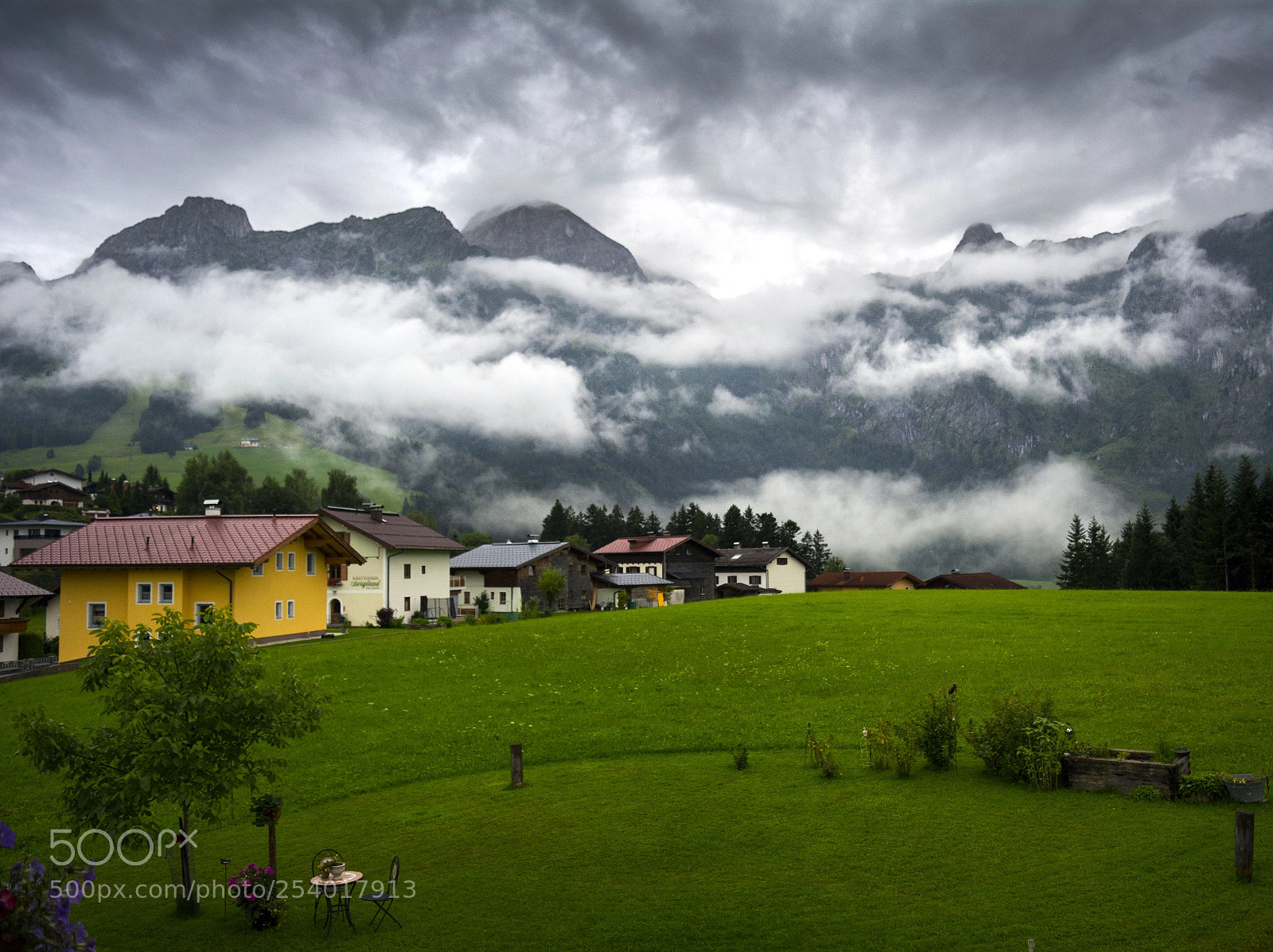 Nikon D5200 sample photo. Morning in abtenau photography