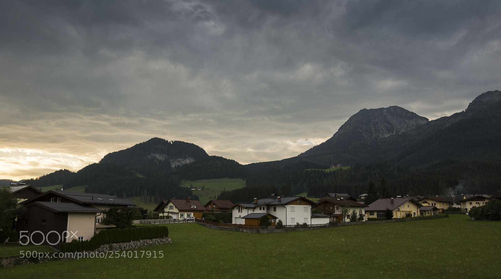 Nikon D5200 sample photo. Morning in abtenau photography