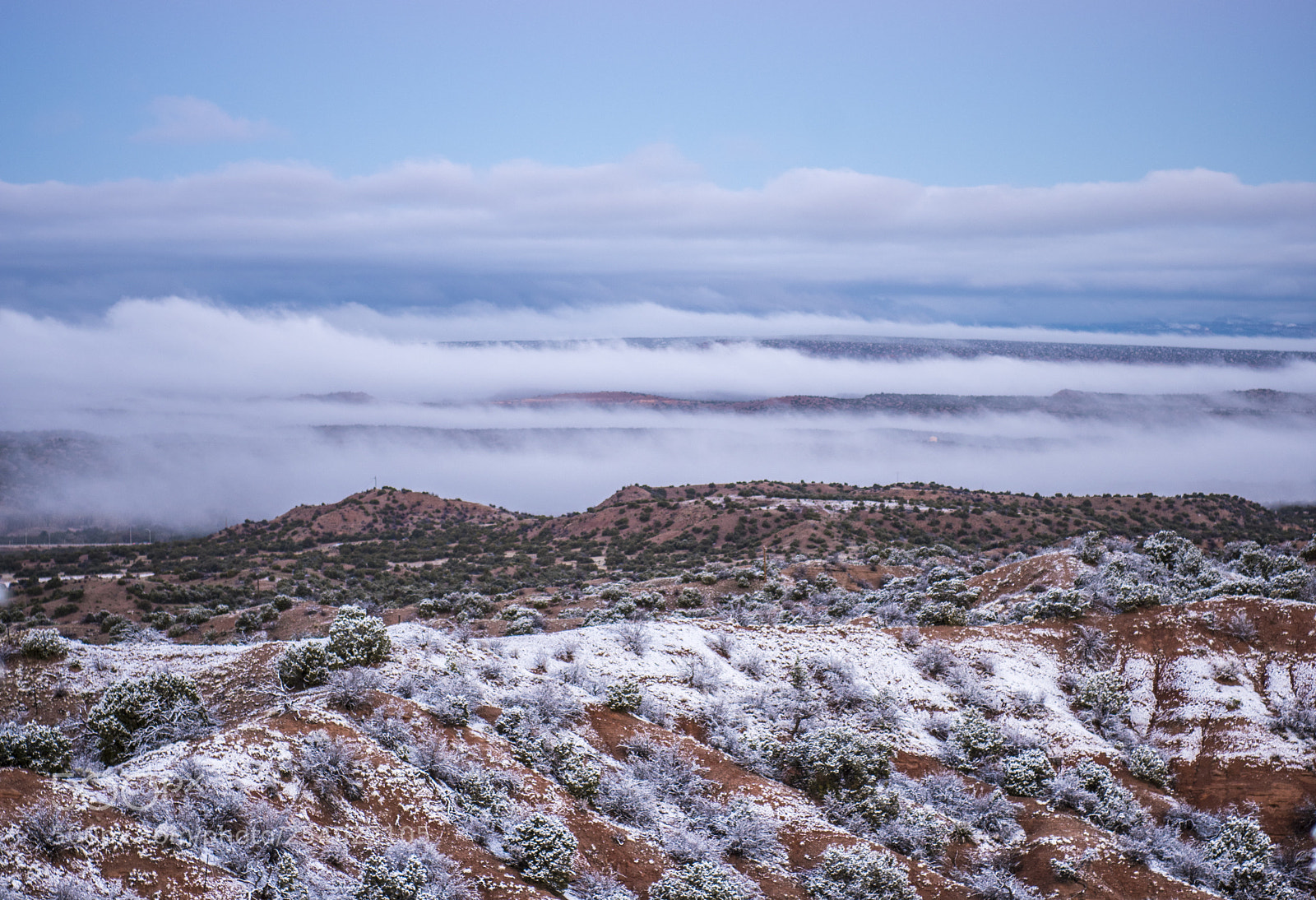 Nikon D810 sample photo. Fog in the valley photography