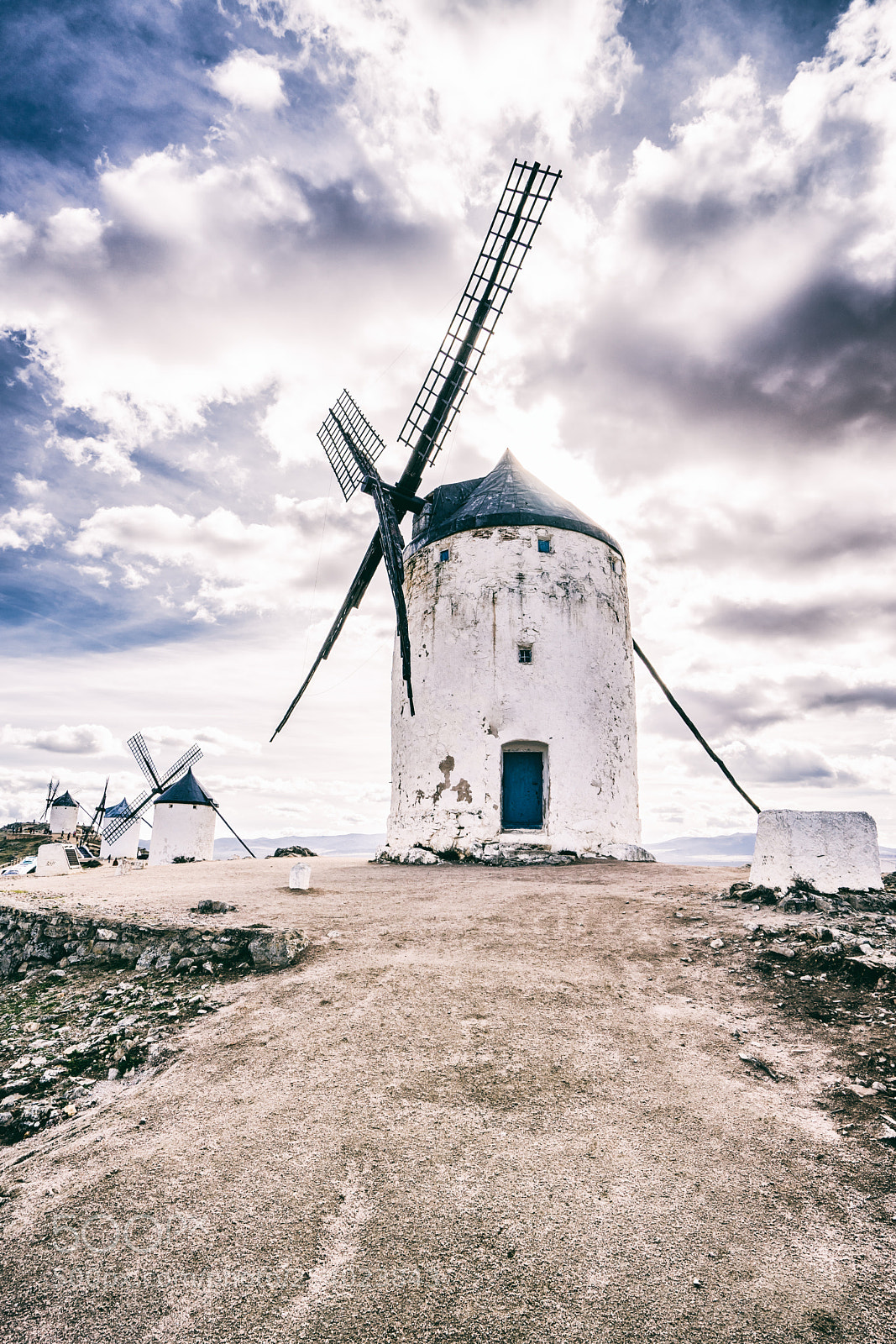 Sony a7 II sample photo. The windmill against the photography