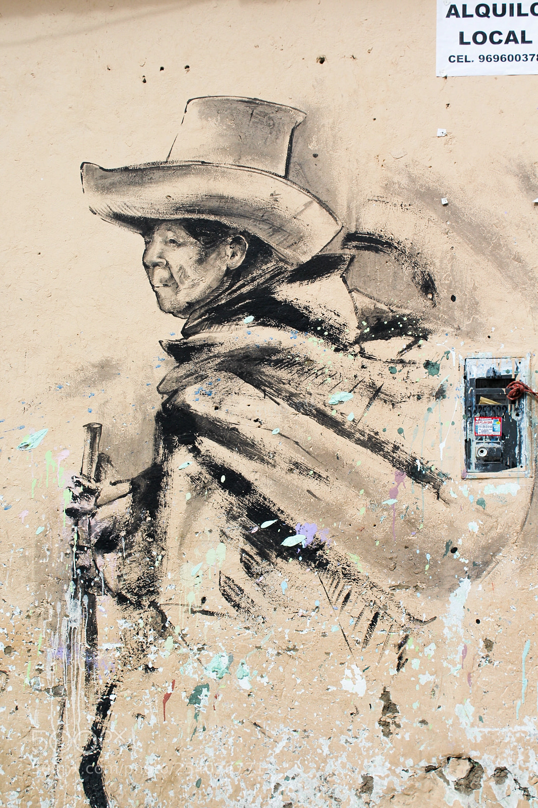 Canon EOS 1200D (EOS Rebel T5 / EOS Kiss X70 / EOS Hi) sample photo. Dibujo en la pared photography
