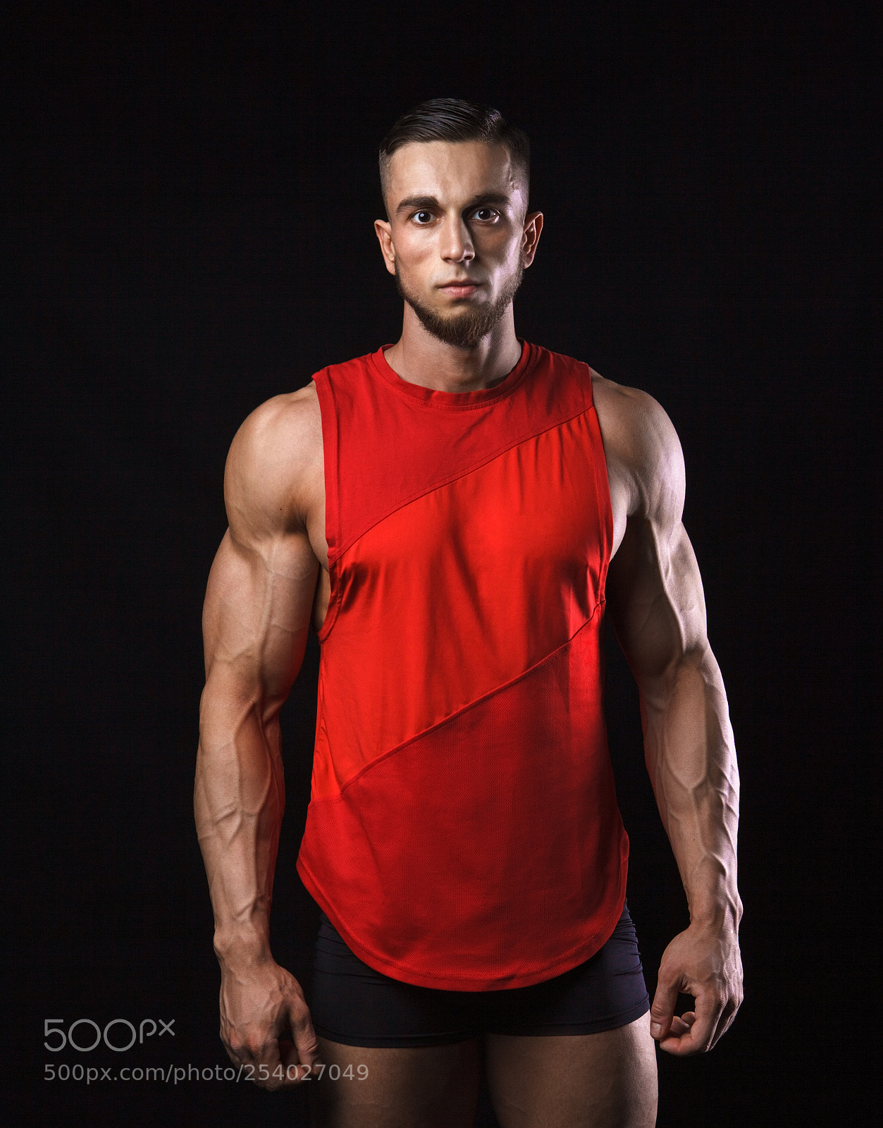 Canon EOS 5D Mark II sample photo. Portrait of a muscular photography