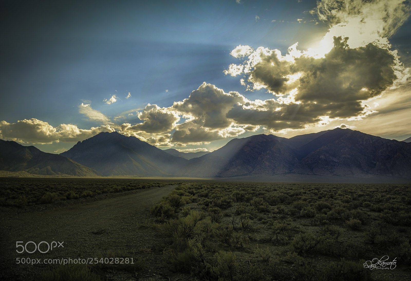 Nikon D5100 sample photo. Nevada desert sunset photography