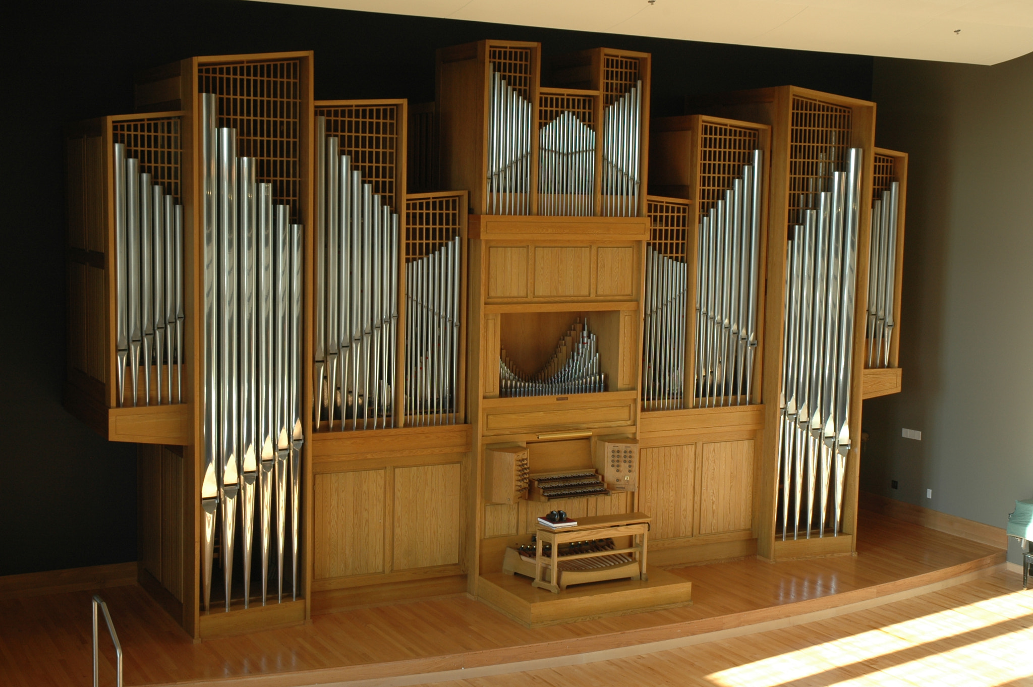 Nikon D70 sample photo. Colorado state university: 1968 casavant organ, relocated to the (in 2008) new university center... photography