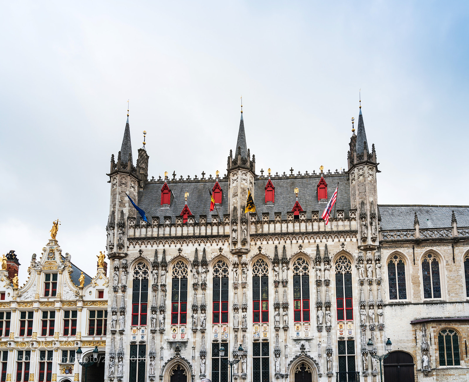 Nikon D800 sample photo. Bruges city hall in photography