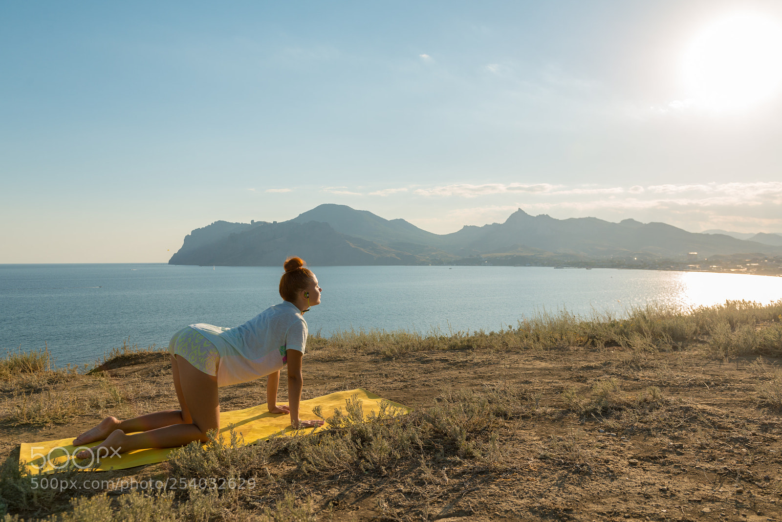 Nikon D800 sample photo. Yoga girl with wireless photography