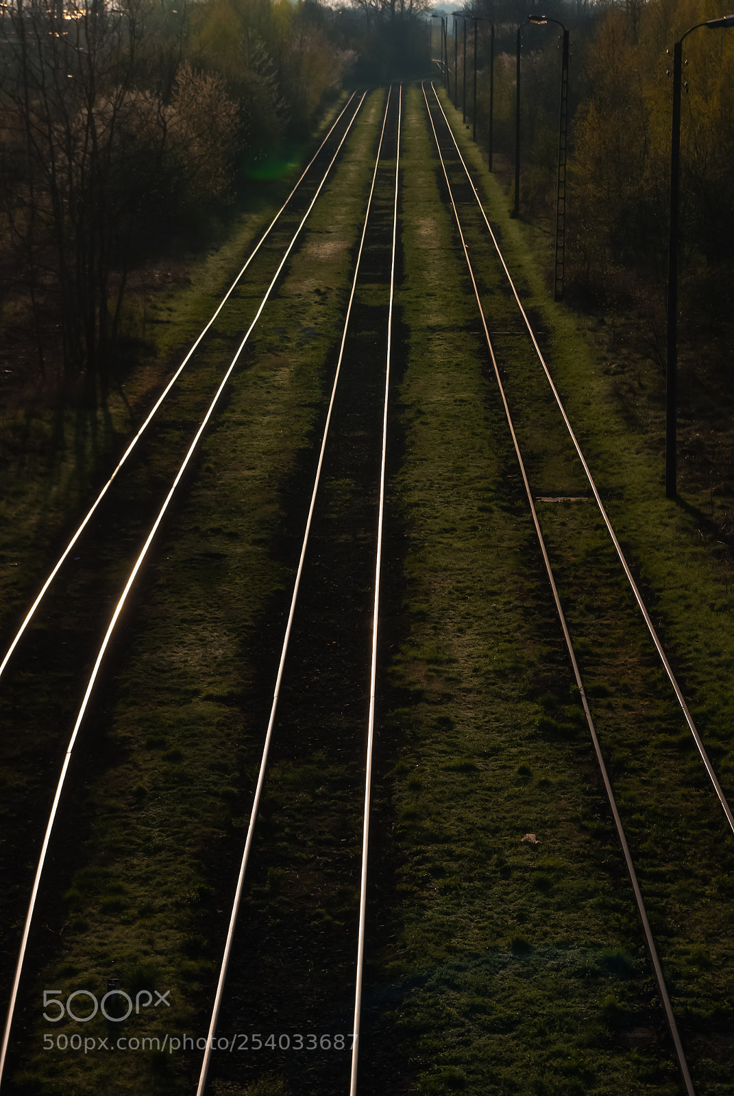 Pentax K10D sample photo. Railroad photography
