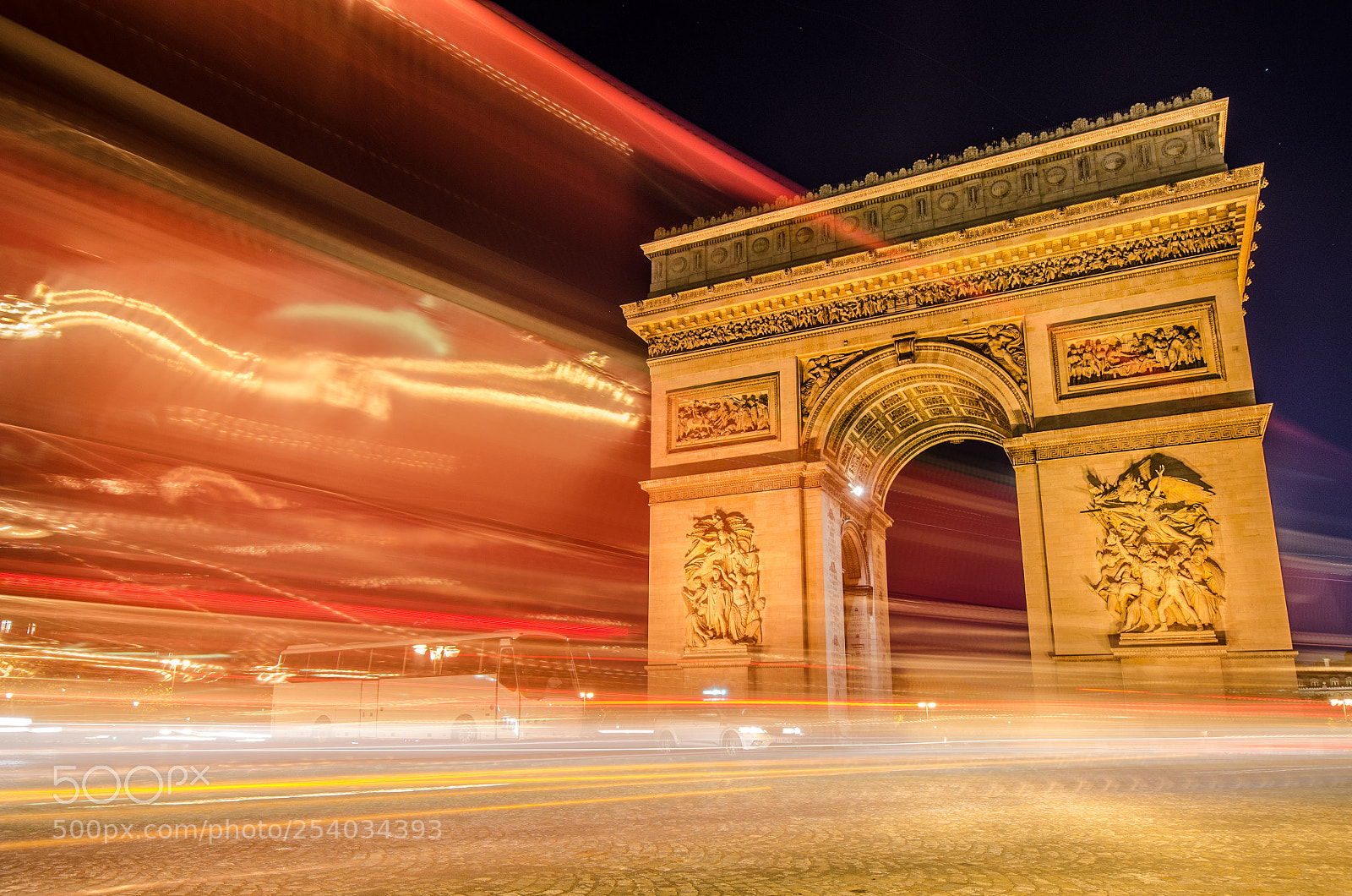 Nikon D5100 sample photo. Arc de triomphe photography