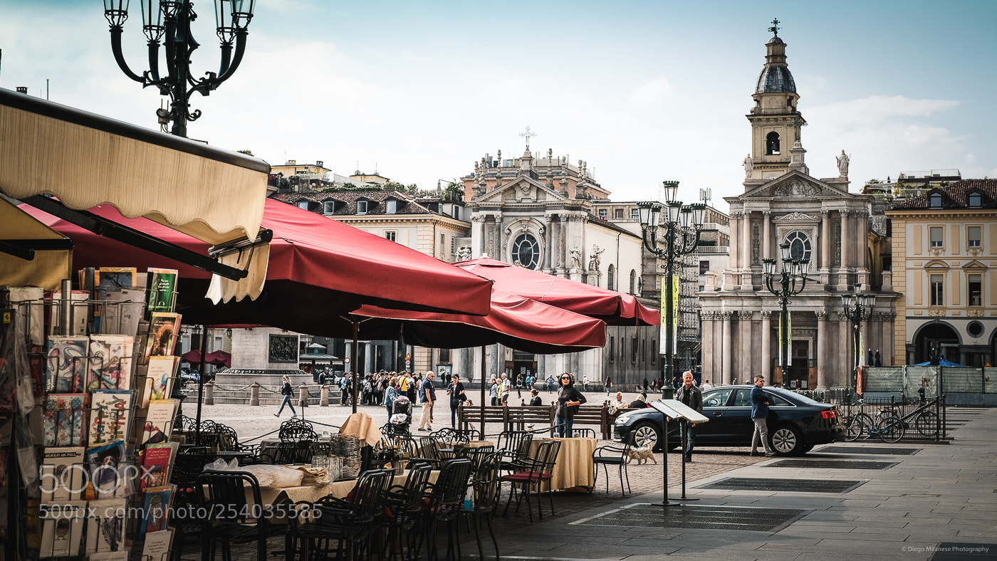 Fujifilm X-T20 sample photo. Piazza san carlo photography