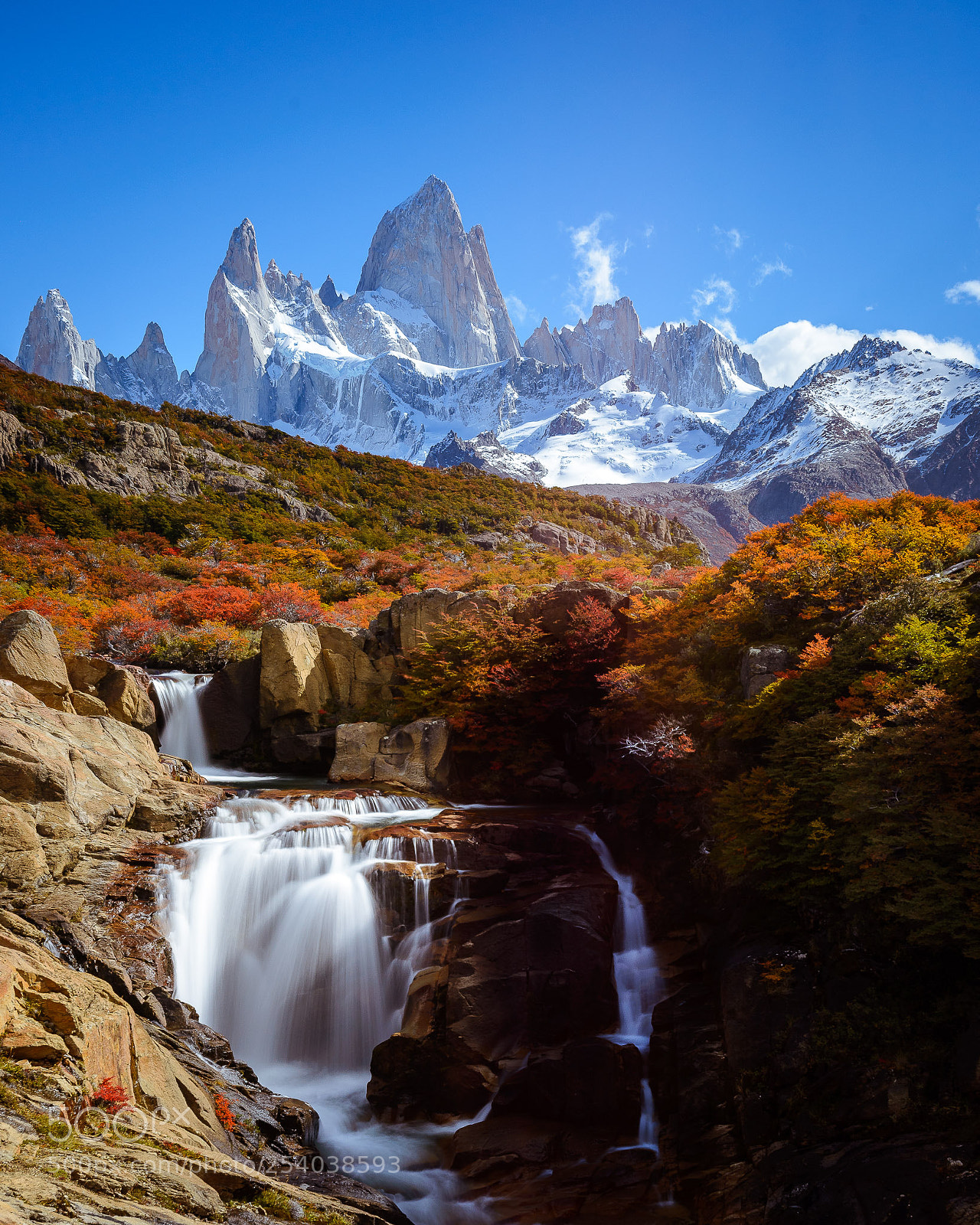 Nikon D610 sample photo. Secret waterfall el chalten photography