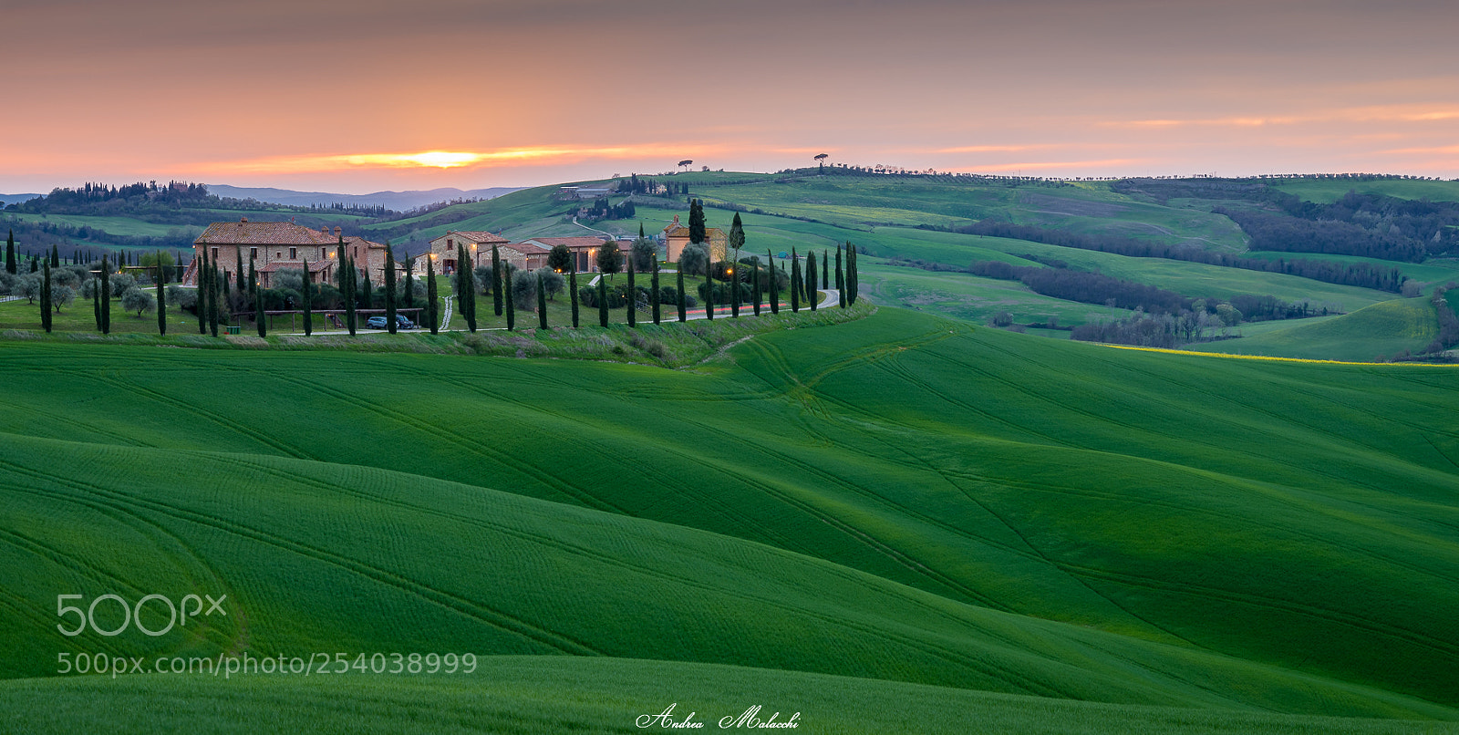 Nikon D610 sample photo. Tramonto in toscana photography