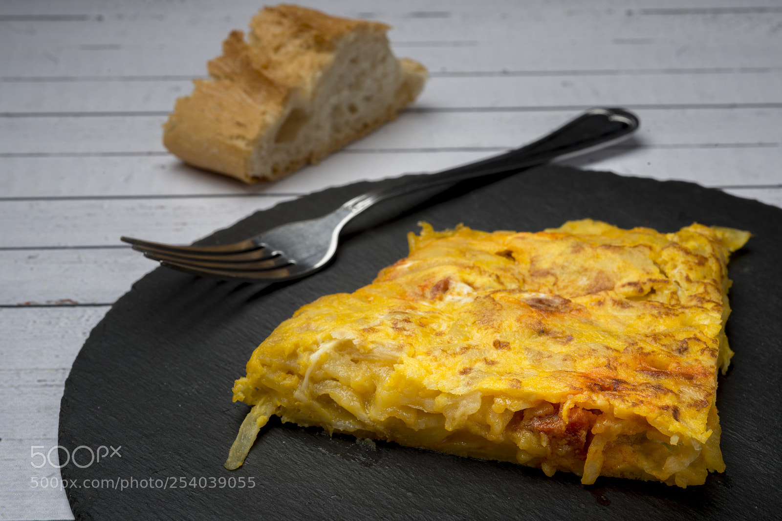 Nikon D800 sample photo. Homemade potato omelet with photography