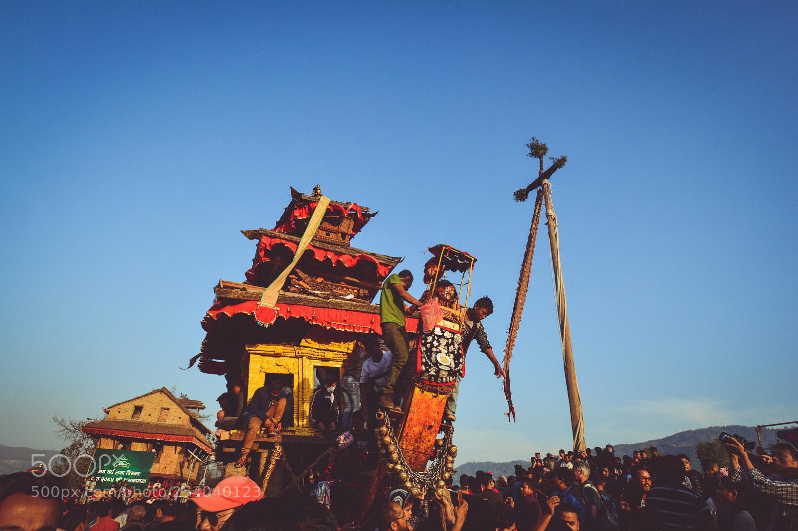 Nikon D7100 sample photo. Bisket jatra 2075 photography