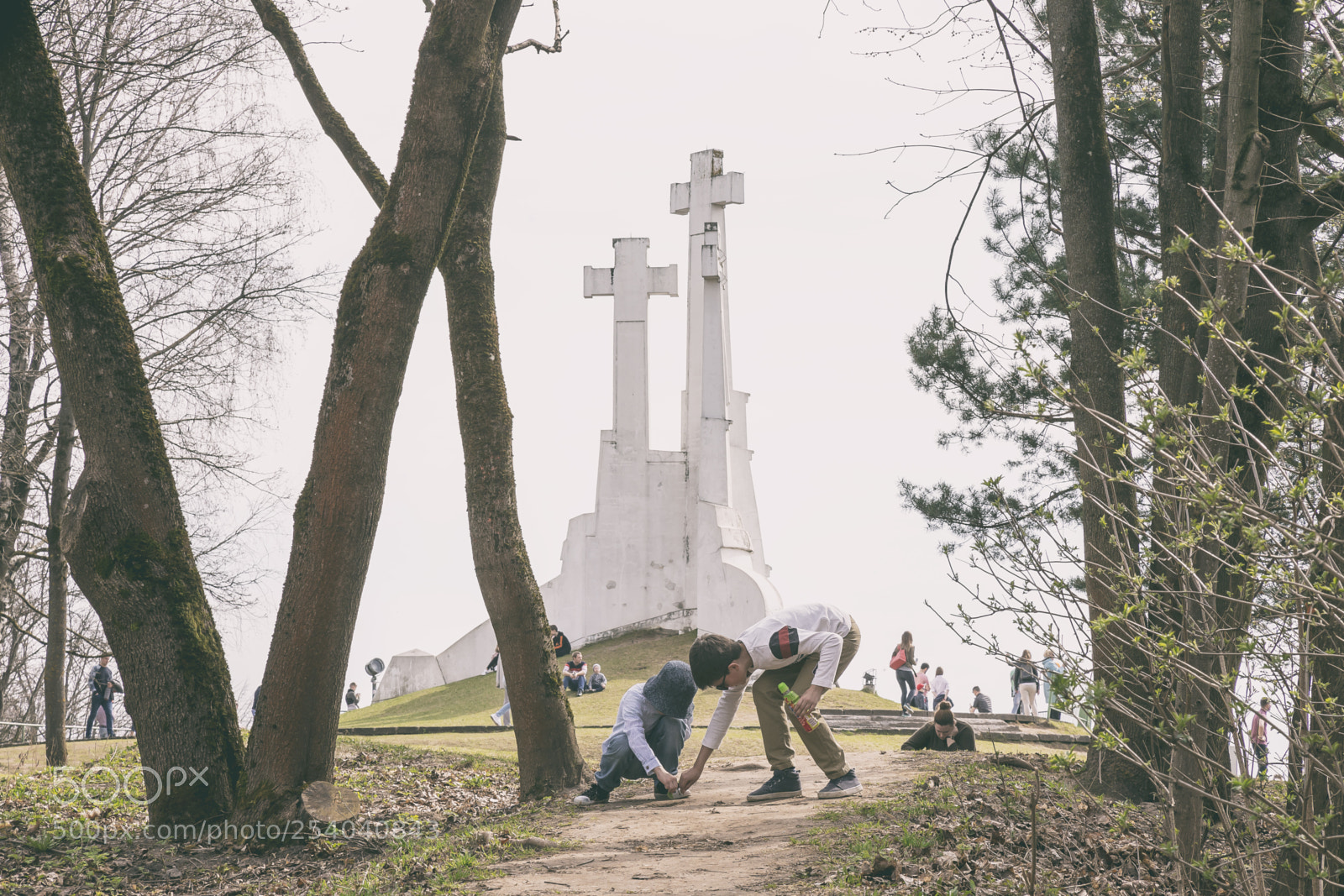 Canon EOS 6D sample photo. Hill of three crosses photography