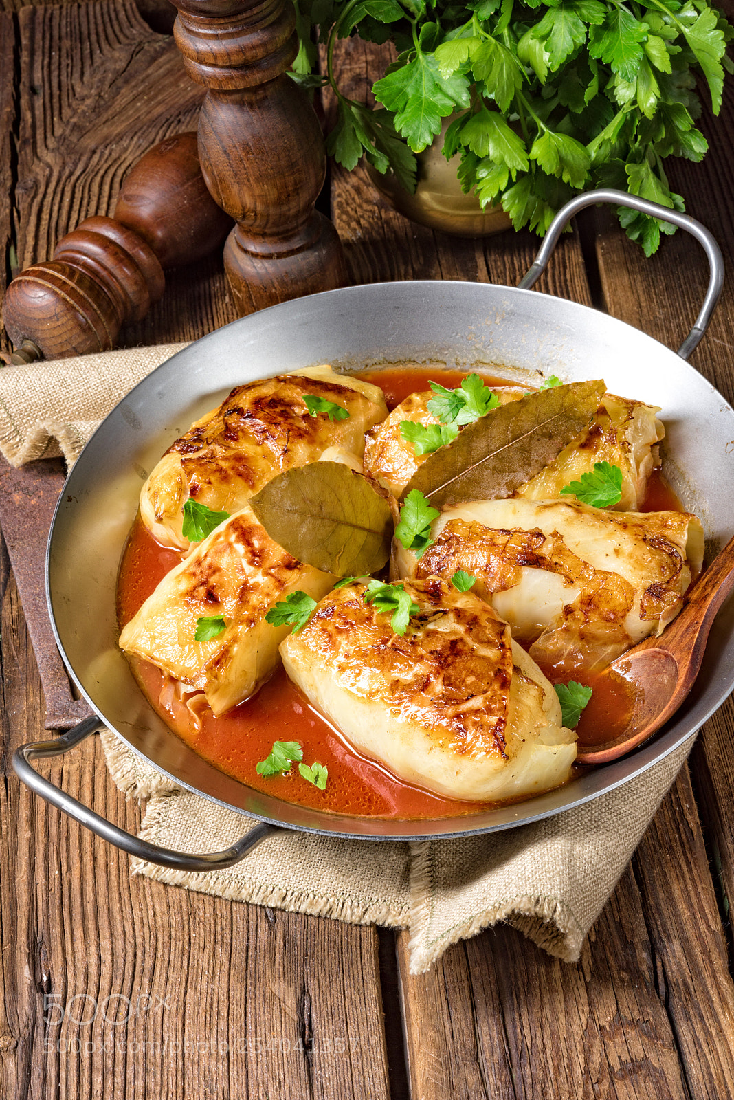 Nikon D810 sample photo. Baked cabbage rolls in photography