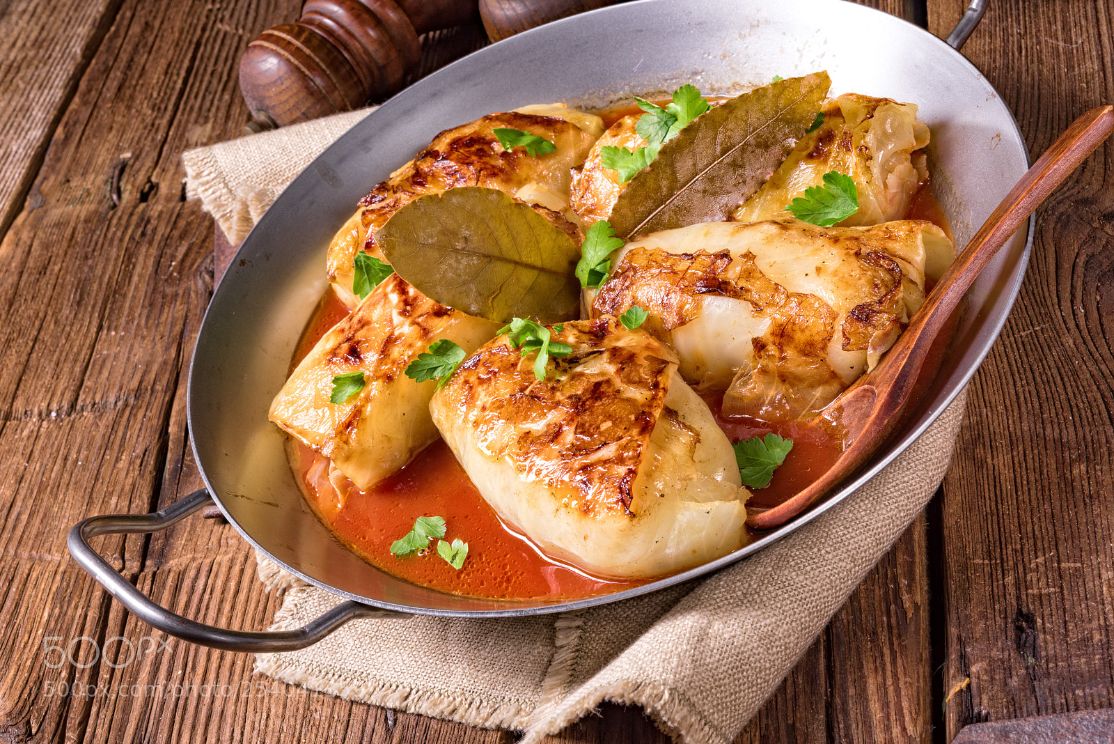 Nikon D810 sample photo. Baked cabbage rolls in photography
