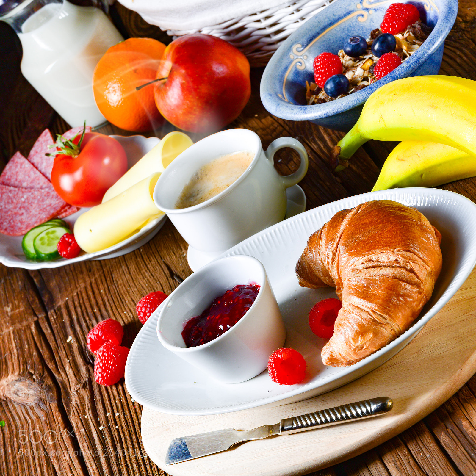 Nikon D810 sample photo. Delicious croissant breakfast photography