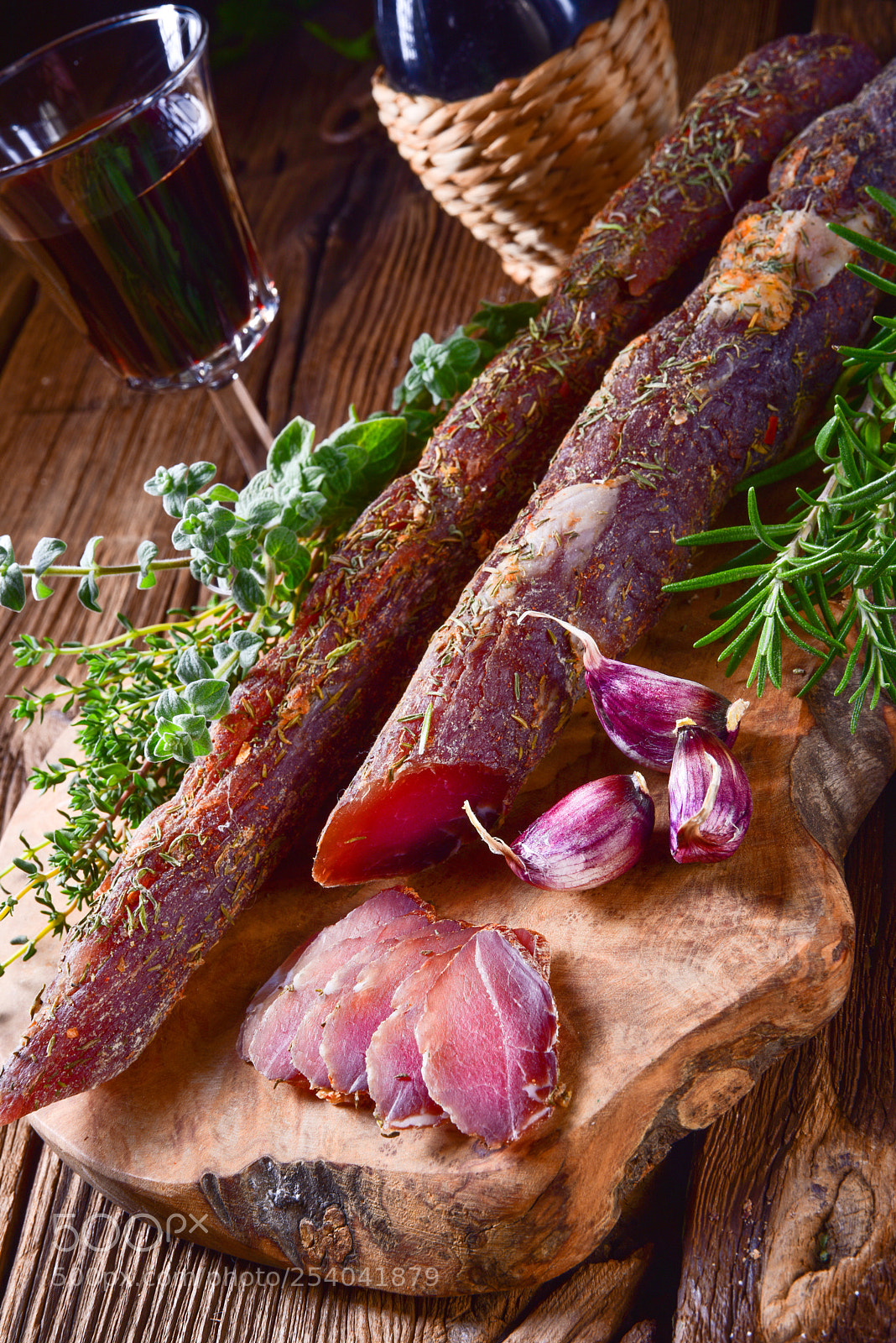 Nikon D810 sample photo. Dried sirloin with herbs photography