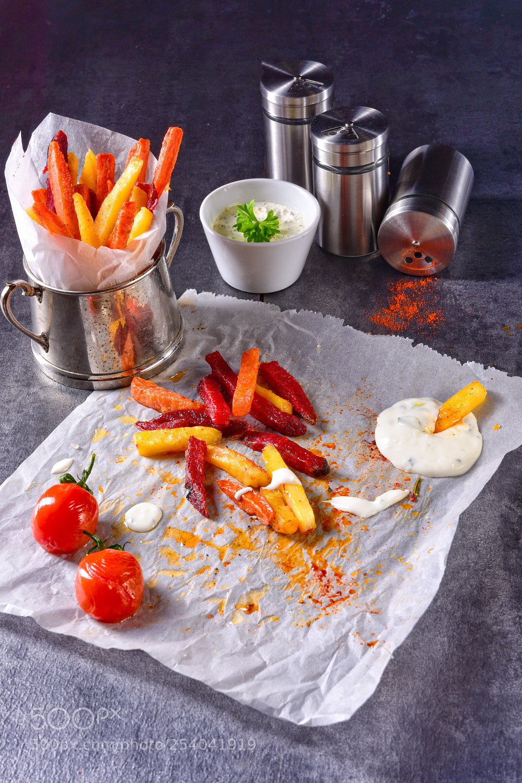 Nikon D810 sample photo. Vegetable french fries with photography