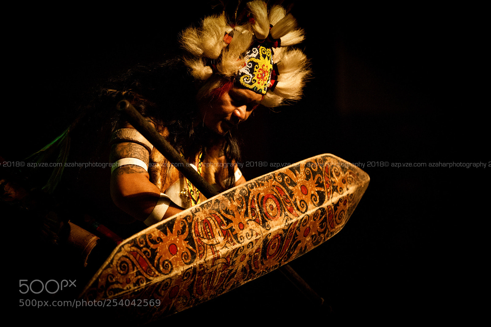 Canon EOS 5D Mark II sample photo. The iban warrior photography