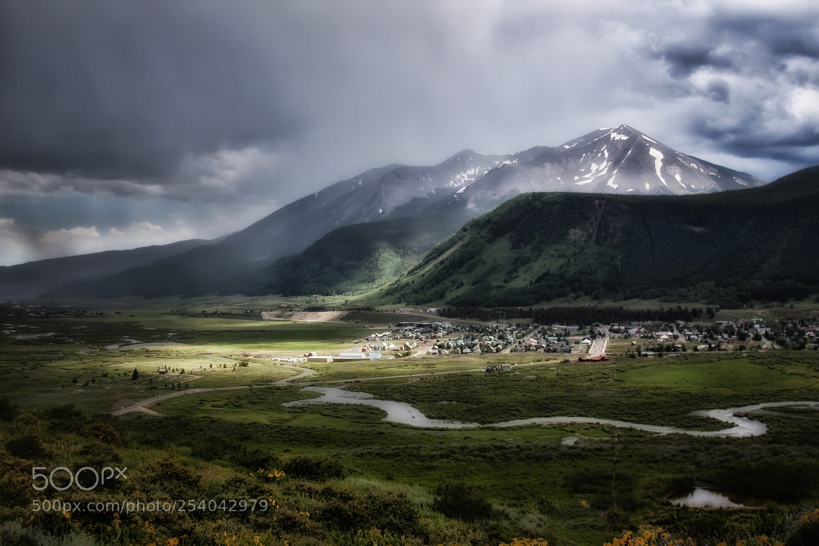 Canon EOS 50D sample photo. Rain in crested butte photography