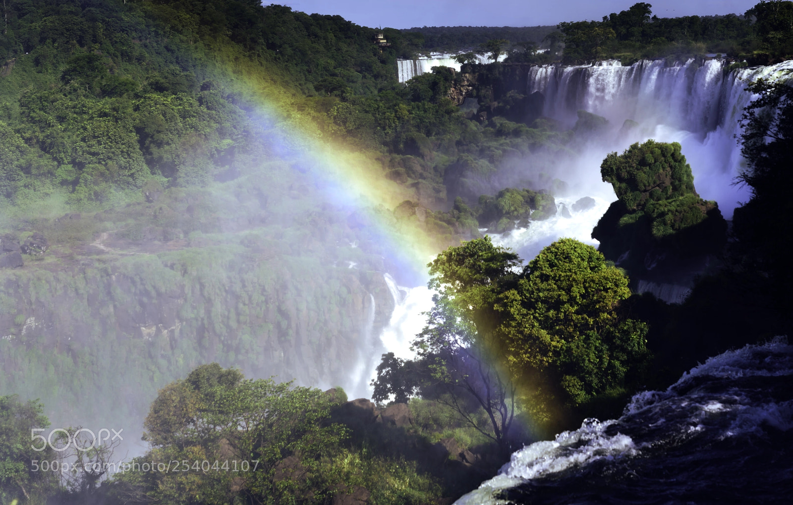 Nikon D810 sample photo. Rainbow at igua u photography