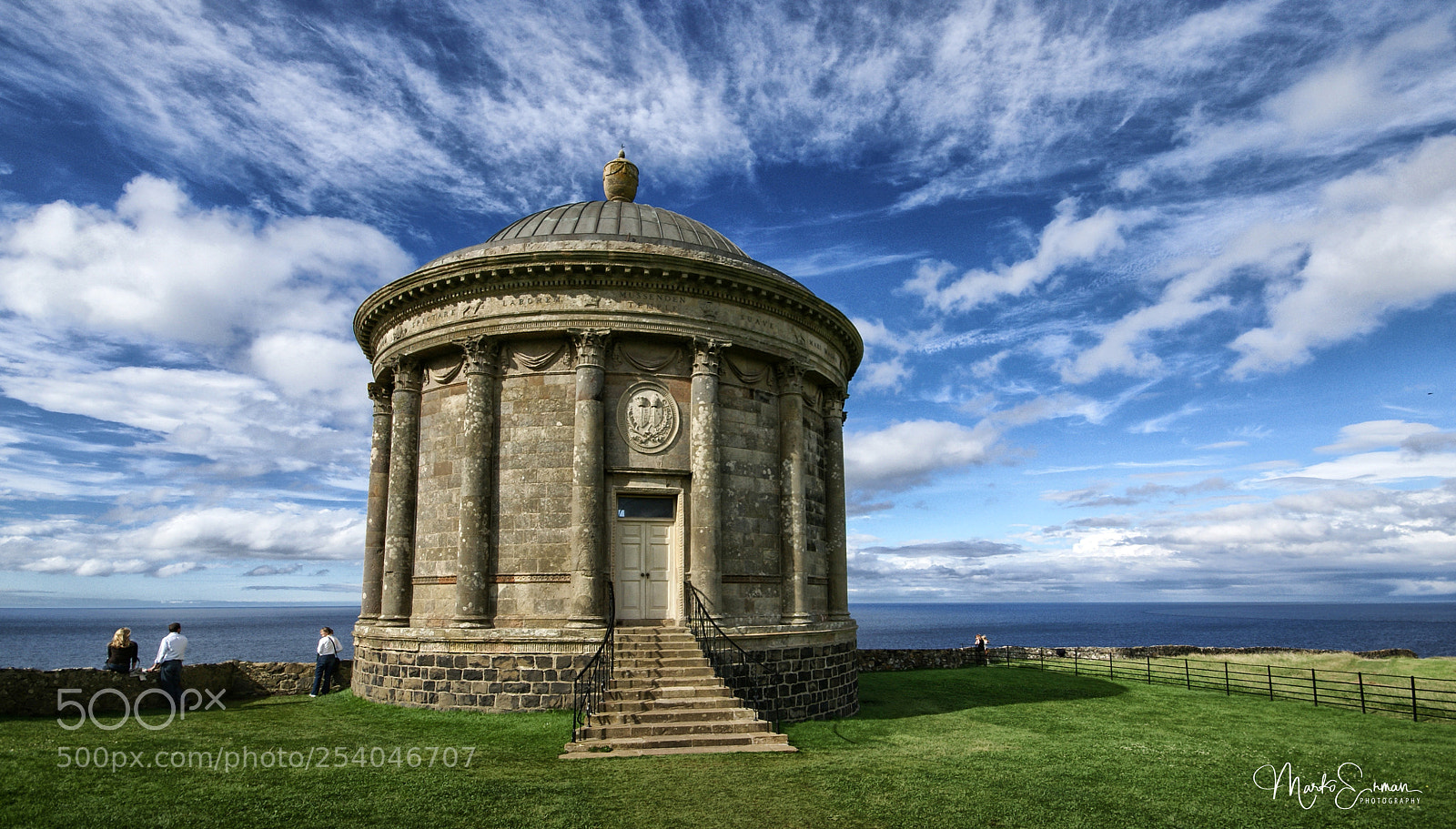 Sony Alpha DSLR-A100 sample photo. Mussenden temple photography
