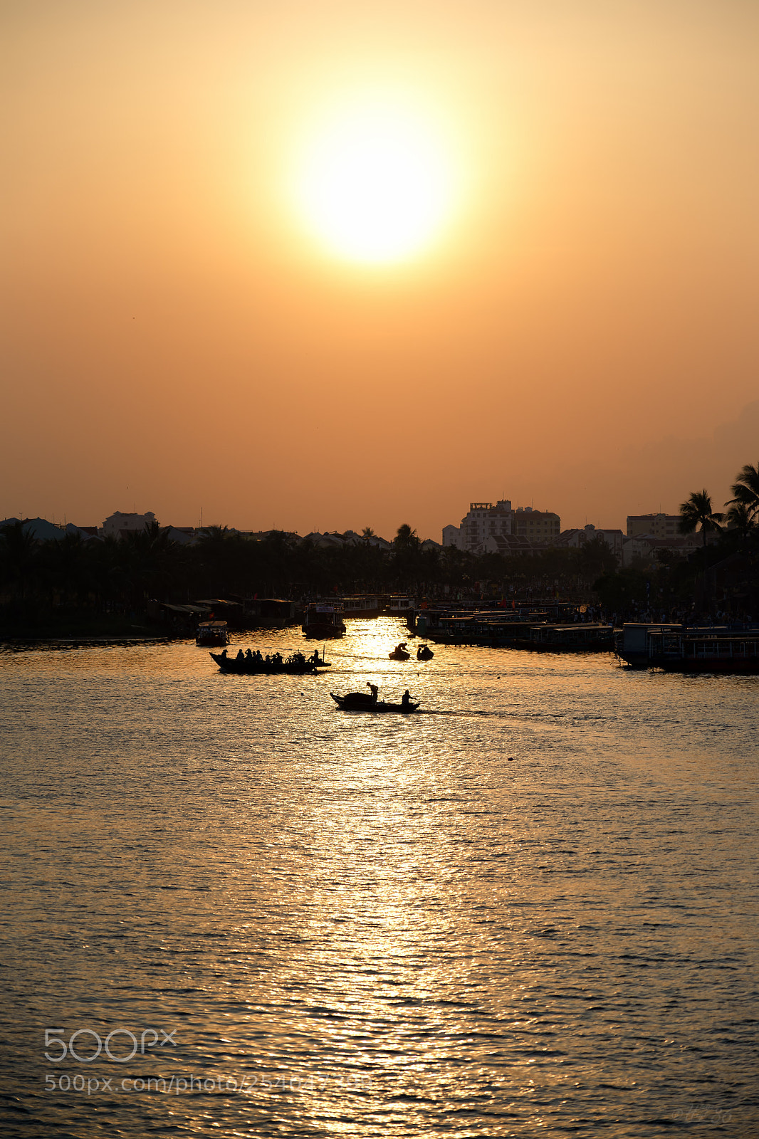 Sony a7 II sample photo. Hoi an- sunset photography